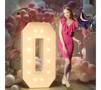 120cm Jaune Lettre Lumineuse,Lettres Lumineuses Géantes de Pour la Décoration D'Anniversaire,Decoration Anniversaire Fille,Grandes Lettres Pour Les Événements de Fiançailles,Lettre O