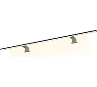 120cm lampe de miroir Spectraline LED IP44 lampe de salle de bain 18W 230V blanc chaud noir