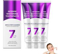 120g Fresh Breath & Whitening Toothpaste, Intense Whitening Toothpaste, Purple Stain Removal Cleaning Toothpastes, Intense Cleaning Toothpastes for Teeth Care (3pcs)