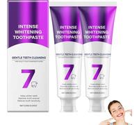 120g Fresh Breath & Whitening Toothpaste, Intense Whitening Toothpaste, Purple Stain Removal Cleaning Toothpastes, Intense Cleaning Toothpastes for Teeth Care (2pcs)