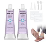 120g Sock Stop Anti Slip, Antidérapant Chaussette Kit, Liquide Antidérapant pour Chaussettes, Colle pour Chaussettes Antidérapantes Transparent Résistant, pour Chaussettes, Gants, Tapis
