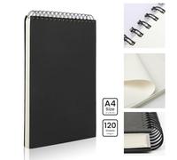 120GSM Reliure Spirale Papier Dessin Cahier - Carnet Dessin A4 - carnet de dessin - idéal pour dessiner et dessiner dans les studios, les écoles ou les maisons
