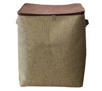 120L Paniere a Linge Pliable avec Fermeture Eclair, Laundry Basket avec Poignées, Panier a Linge avec Couvercle pour Vêtements, Jouets, Serviettes, Couvertures(Green)