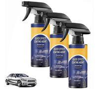 120ml Advanced Car Quick-Acting Coating Agent Spray, Quick Effect Coating Agent, Car Coating Spray, Multi-functional Coating Renewal Agent for Cars, Motorcycles, Advanced Ceramic Sprays Coatings (3PC)