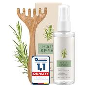 120ml Spray SéRum Croissance Des Cheveux, Serum Pousse Cheveux De Romarin Con Pettine Massaggiant, per una Chioma Piena, Cheveux Plus Denses, Pour Les Femmes Et Les Hommes
