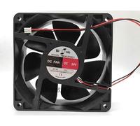 120MM Computer case fan， YM2412PMS1 12038 DC24V 0.34A 2-wire cooling fan
