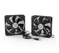 120mm Dual 2 in 1 USB Fan Grid Three Speed Adjustable PC Fan 5V Fan Cooler Cooler 12cm Cooling