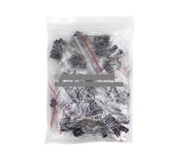 120pcs 0.22UF - 470UF 12Values*10pcs Aluminum Electrolytic Capacitor Assortment Kit Capacitance Pack 0.47UF 10UF 100UF 16V 50V AUOQKQUT