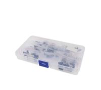 120Pcs 12 Kinds Electrolytic Capacitors Range1UF-470UF Assortment Kit, 16V/25V/50V Aluminum Radial Electrolytic Capacitors NWPNLXEA(With box)