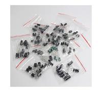 120pcs 12 value kit 1uF-470uF Electrolytic Capacitor Package kit 1UF 2.2UF 4.7UF 10UF 22UF 33UF 47UF 100UF 220UF NWPNLXEA(1kit)