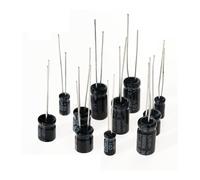 120pcs 16V 25V 50V Aluminum Electrolytic Capacitor Kit 0.22uF-470uF 12 Values*10pcs DIP Electrolyte Capacitors MQXFCZUX