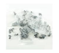 120pcs 1set Of 120pcs 12 Values 0.22UF-470UF Aluminum Electrolytic Capacitor Assortment Kit Set Pack AUOQKQUT