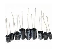 120pcs Aluminum Electrolytic Capacitor Assortment Kit Pack 16V 25V 50V 1uF~470uF 12 Values NWPNLXEA