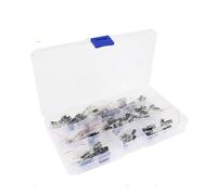 120pcs Aluminum Electrolytic Capacitor Kit 1UF-470UF 16V 25V 50V 12 values*10pcs Electrolyte Capacitor AUOQKQUT