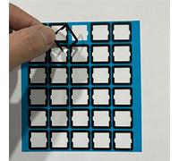 120PCS Autocollant pour Interrupteur de Clavier mécanique Coussinets d'arbre Feuille d'amortissement du Son Albero interassiale Cuscinetti in schiuma Del silenziatore Film d'isolation (pour Poron)