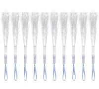 120pcs bâtonnets clignotants blancs 3 modes d'éclairage sans radiation, alimentés par batterie LED -Bâtons en fibre de verre pour les mariages de fête