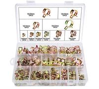 120PCS Clip à Ressort Tuyau Collier Serrage Durite Essence Serre-joints à Tuyaux Colliers de Clip à Ressort Tuyau Serrage 6mm, 8mm, 10mm, 12mm, 14mm, 15mm, 16mm, 18mm, 20mm, 22mm