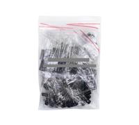 120pcs Electrolytic Capacitor Assortment Kit 12Values 1uF - 470uF 2.2UF 4.7UF 10UF 22UF 33UF 47UF 100UF 220UF Capacitance Set AUOQKQUT