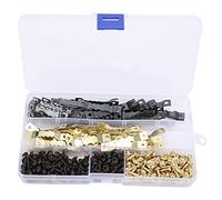 120pcs Hangle d'image Set Metal Double Hole Frame Hanging Tool Kit avec 240pcs Vis pour le cadre photo Canvas Mur Art en carbone en acier en acier