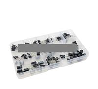 120PCS/lot 12values 1uF-470uF DIP Aluminum Electrolytic Capacitor Assortment Kit 16V-50V electrolytic capacitors assortment box AUOQKQUT