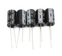 120pcs/lot 15 value Electrolytic Capacitors 50V 1uF-2200uF Sample Kit Radial Electrolytic Capacitor Assortment Set 2.2UF 4.7UF AUOQKQUT