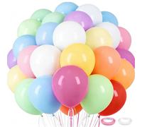 120Pcs Macaron Balloon Set,12 Inch Pastel Colors Latex Balloons with Macaron Balloon Arch Kit, Pastel Balloon Bouquet for Birthday Party Decorations, Wedding, Baby Shower,Gender Reveal