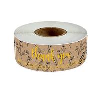 120pcs MERCI-SOLERS BLOSSOM Étiquette Étiquettes Rectangulaires Pour Les Cartes De Voeux Bouquets Bouquets Enveloppes Cadeaux Sacs De Fave