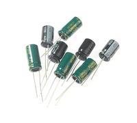 120PCS/Set 50V Electrolytic Capacitor Kit 15 Values 1uF~2200uF Capacitor Assortment Kit 1UF 2.2UF 3.3UF 4.7UF 6.8UF 10UF 22UF MQXFCZUX