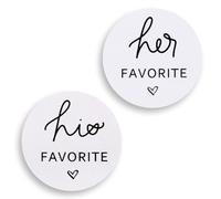 120pcs Son Sa Autocollants Préférés, 5cm Étiquettes Cadeaux Mariage Sceaux d'Enveloppes Autocollants Mignons pour Sceller Sacs-Cadeaux Bonbons Sacs Bienvenue Mariage Fournitures Remplir Sacs