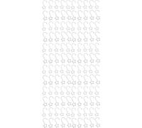 120pcs sternförmige Weihnachtsbaumhaken Edelstahl Dekorationstierkleider für die Oster Halloween Party Silber
