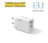 120W 6A chargeur rapide USB C PD charge rapide USB chargeur mural Type C câble adaptateur de téléphone portable pour iPhone Samsung