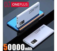 120w Batterie Externe 50000mah Haute Capacité Charge Rapide Powerbank Chargeur De Batterie Portable Pour Iphone Samsung Huawei Xiaomi