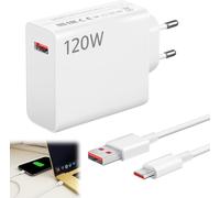 120w Chargeur Pour Xiaomi 14 Ultra/11t Pro/12t/13pro/13 Lite/13/X/Redmi Note 12pro/Poco X6pro X6 X4 Gt Pad 6 5,Chargeurs Rapide 120w Avec 6a Câble Usbc 1.5m,Pour Redmi Note 14 Pro 13