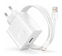 120W Chargeur Rapide et 6A Câble USB C 1m pour Honor Robot Phone 600 400 | Chargeur Secteur pour super-charge pour Honor Magic 8 7 6 5 Lite/Pro V6 V5 V3 400 200 90 70 Smart X6b X6c X8d Pad 10 X9a X8a