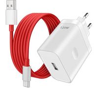 120W Chargeur Rapide pour Oneplus Super VOOC Charge,Super VOOC Chargeur Secteur avec 10A Câble USB C 1m pour Oneplus 13 13R 13T