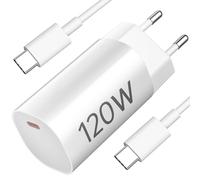 120W Chargeur Rapide USB C pour Redmi Note 15Pro+ 14 13 12 Pro 14T Pro,USB C Chargeur Secteur Chargeur-Turbo avec 6A Câble Type C 1m pour Xiaomi 17 Ultra 15Pro pour POCO F7 Ultra M8Pro X8Pro Max Pad 7