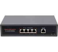 120W Gigabit Ethernet PoE Switch,4X PoE+ Ports,Up to 30W per Port,802.3af/at Compliant,Plug&Play,Fanless Design,High-Speed 10/100/1000M Auto-Negotiation Ethernet Port,Network Switch PoE