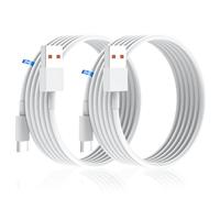 120W Hypercharge Câble Rapide Compatible avec Xiaomi 11T/12T/12S/13T/14T/12/13/14 Pro, Redmi Note 11/12/13/14 Pro+, POCO F4 GT, F7 Ultra, Mix 4/Mi 10 Ultra avec USB C Câble de Charge 2*2M 6A