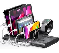 120W Station De Charge Usb C Multi-Appareils Avec Qc 3.0 Charge Rapide,10 Ports Usb Multi Station De Chargement Avec Pd 45W& Usb C 15W Pour Tablette,Kindle,Iphone