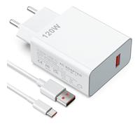 120W Turbo USB C Chargeur Compatible avec Xiaomi Mi14 14 Ultra 13 Pro 12 12T 11 Redmi K60 Ultra Note 13 12 Pro+ 5G 11 Poco F6 F5 F4