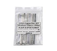 1210 SMD Capacitor assorted KIT,10values*20PCS=200PCS 100nF~100uF Samples Kit electronic DIY kit AUOQKQUT