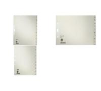 [12100085-12] LEITZ Lot de 12 Intercalaires papier bulle corde, A-Z, A4+, mi-...