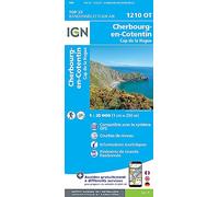 IGN Carte 1210OT Cherbourg-en-Cotentin Cap de la Hague 1:25 000