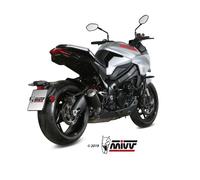 Mivv Mk3 Suzuki Gsx-s 1000 Katana 2019-24 S.056.lm3x Homologated Slip On Muffler Argenté Homologated
