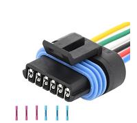 12162210 Fiches de harnais pour Metri-Pack 150.2 Série Pull-to-Seat 6 voies Connecteur femelle noir avec terminaison à sertir