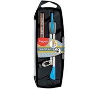[121651-3] Maped Lot de 3 Coffrets compas Protect Origin 130 mm pour crayon