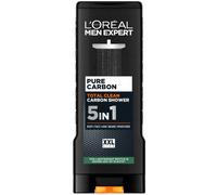 121808 Gel douche 5 en 1 L'Oréal Men Expert Pure Carbon au charbon actif 400 ml