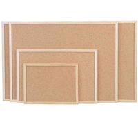 [121921-3] MAGNÉTOPLAN Lot de 3 Tableaux liège Haute Qualité, cadre en bois,...