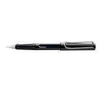 Lamy - Stylo Plume Safari Noir Brillant, Plume Acier De Taille M, Livré En Ecrin Lamy.