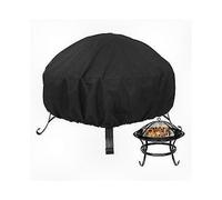 (122*46CM) 420d Oxford Cloth Round Fire Pit Cover, Suitable for Outdoor Barbecue Grill Stove Protection